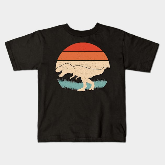 Trex Dinosaur Kids T-Shirt by Tesszero